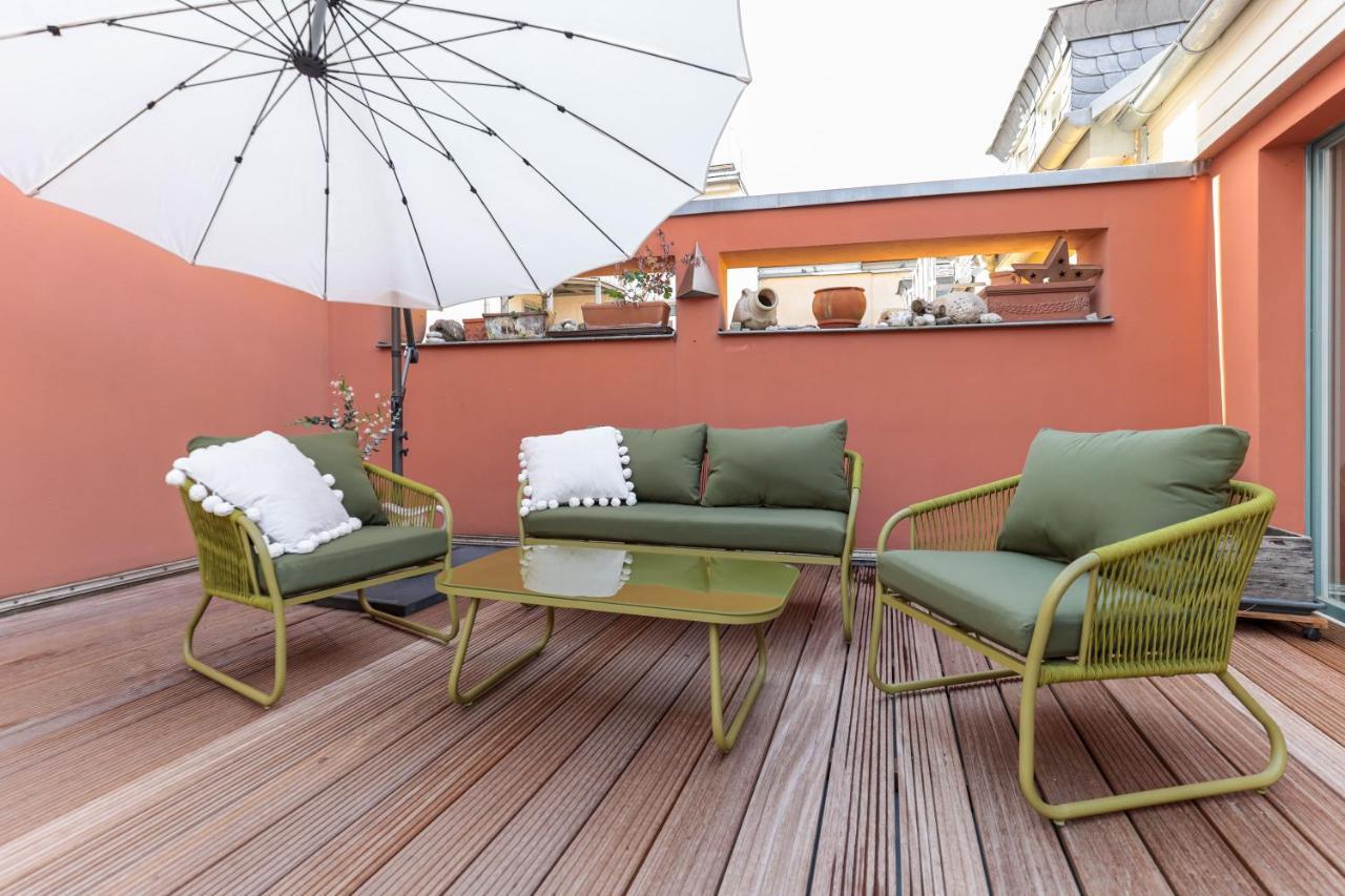 Bohnapartments Bauhaus - Absolutes Zentrum - Terrasse - Vollausstattung - Wlan ไวมาร์ ภายนอก รูปภาพ